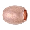 oblong copper bead