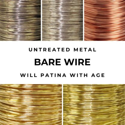 bare untreated metal wire