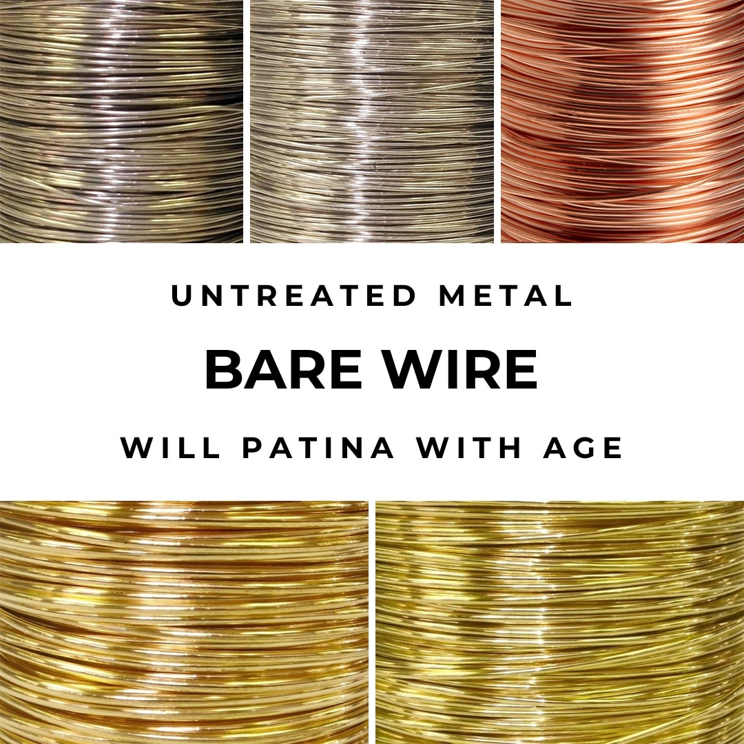 21 Gauge SQUARE GOLD Plated Wire Tarnish Resistant Parawire 